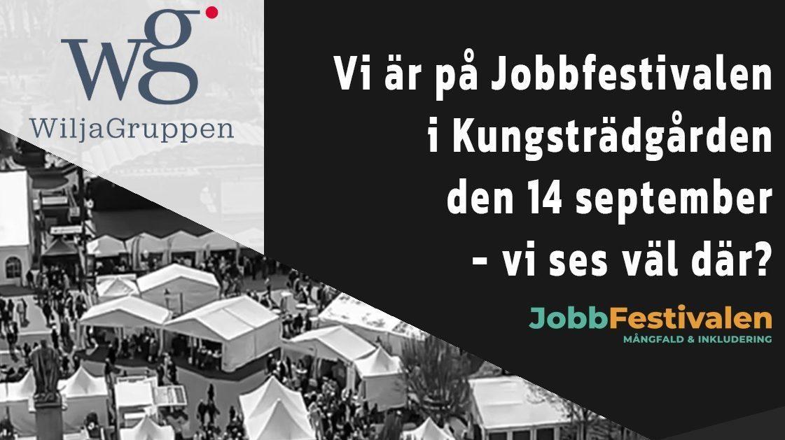 WiljaGruppen deltar i Jobbfestivalen den 14 september.